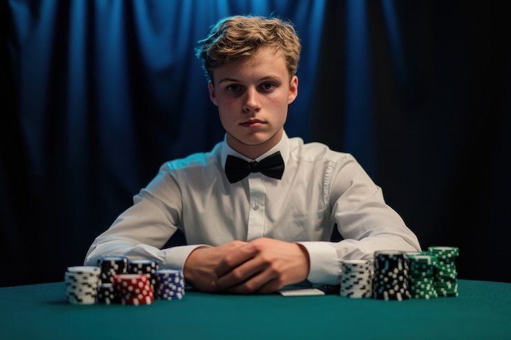 Antarmuka taruhan Free Bet Blackjack di edc toto menunjukkan opsi split dan double down